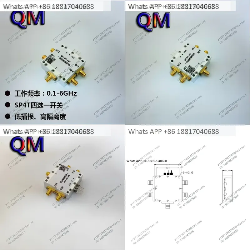 Qm Electronics & Repair Services Photos - 1 Stück für QM-SW-4ST 0,1-6 GHz