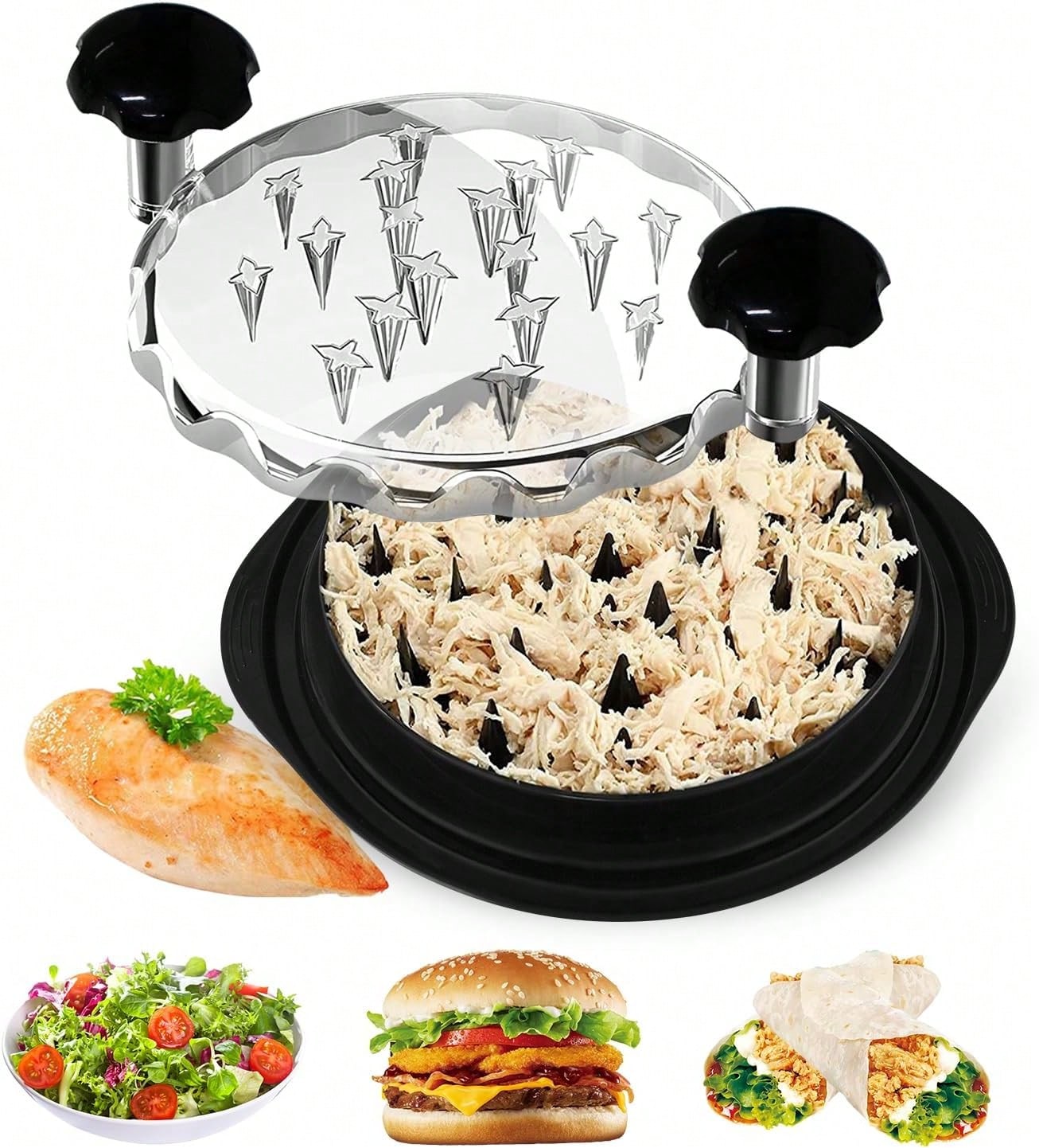 Spudger Plastic Set - Chefy Ergonomischer Manueller Hähnchenzerkleinerer Einfacher Fleischseparator