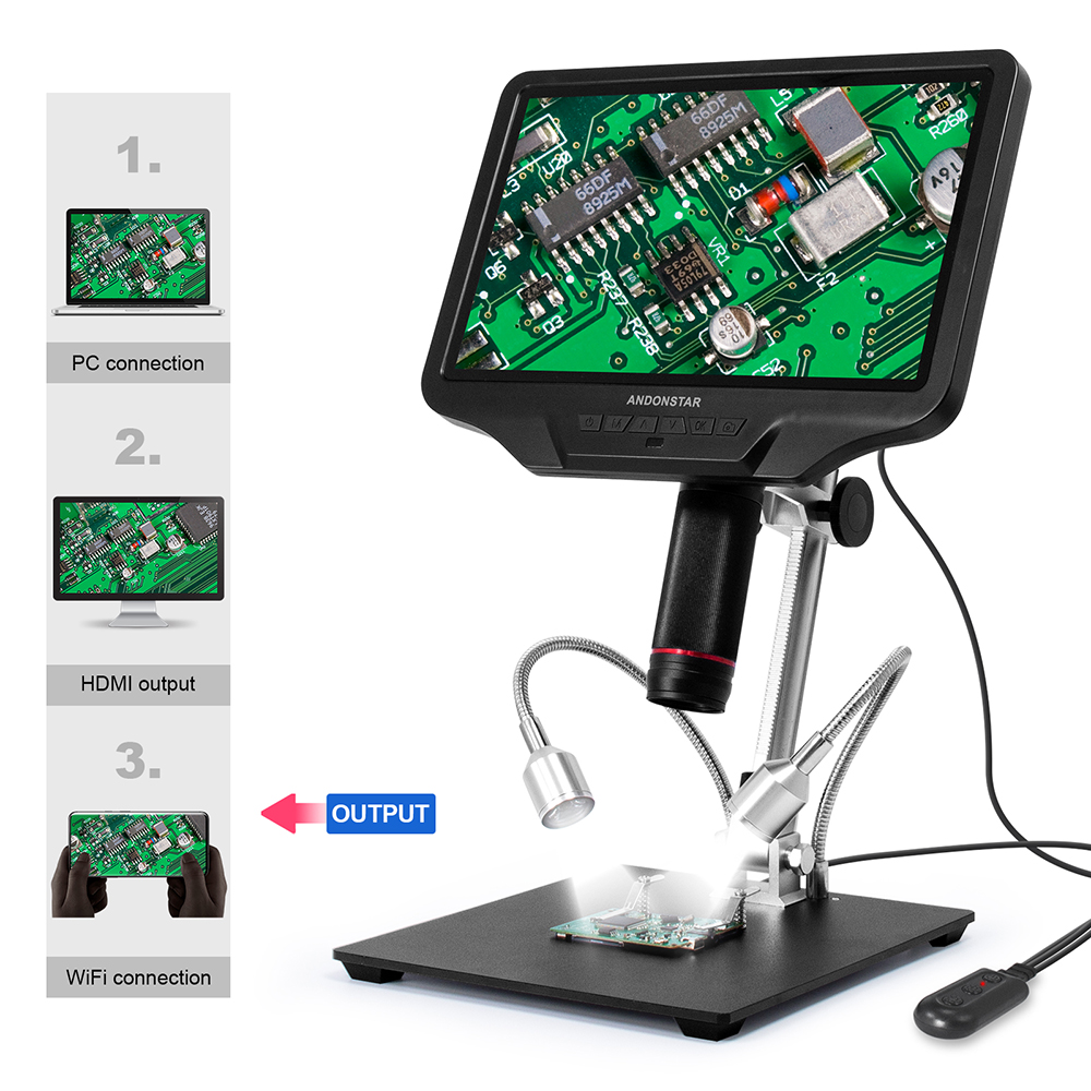 Andonstar AD409 HDMI-Digitalmi – Electronics Repair Microscope Bewertung und Preis