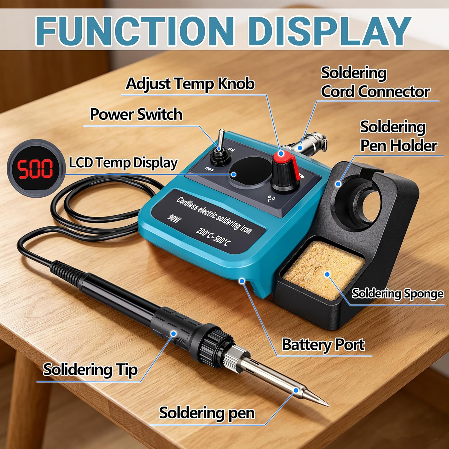 90W LED Digitales Kabelloses L – Electronics Repair Kit Bewertung und Preis